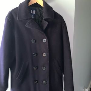 3/4 Navy Blue Pea Coat
